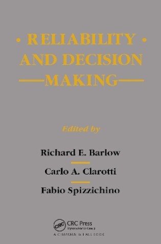 Cover of Reliability and Decision Making