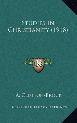 Book cover for Studies in Christianity (1918)