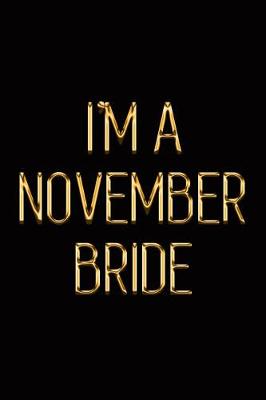 Book cover for I'm a November Bride