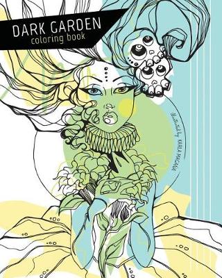 Book cover for Dark Garden Coloring Book