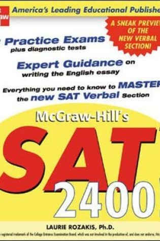 Cover of McGraw-Hill's SAT 2400!