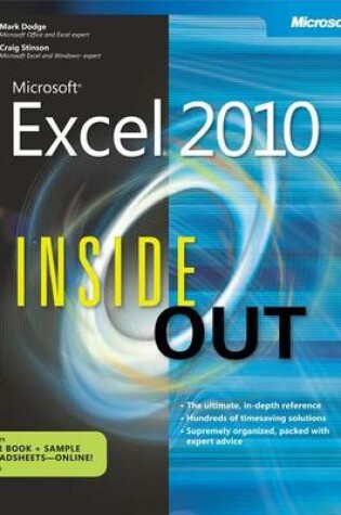 Cover of Microsoft Excel 2010 Inside Out