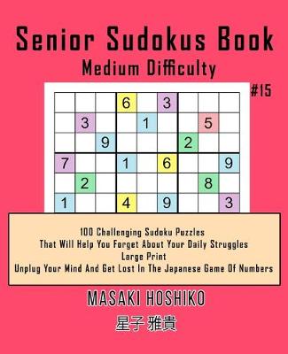 Book cover for Senior Sudokus Book Medium Difficulty #15