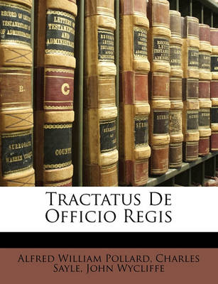 Book cover for Tractatus de Officio Regis