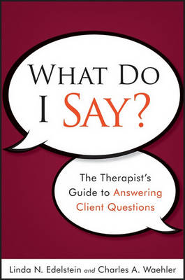 Book cover for What Do I Say?