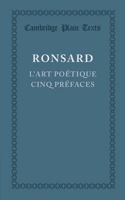 Book cover for L'art poetique cinq prefaces