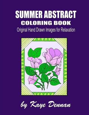 Book cover for Summer Abstract Coloring Book