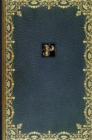 Cover of Golden Teal Monogram P 2018 Planner Diary