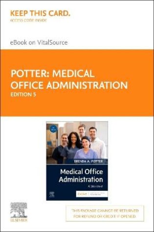 Cover of Medical Office Administration - Elsevier eBook on Vitalsource (Retail Access Card): a Worktext