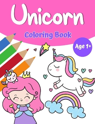 Book cover for Unicorn Magic Coloring Book for Girls 1+