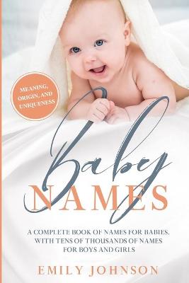 Book cover for Baby Names Book