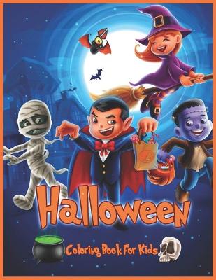 Book cover for Halloween Coloring Book for Kids