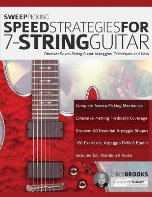 Book cover for Sweep Picking Speed Strategies For 7-String Guitar