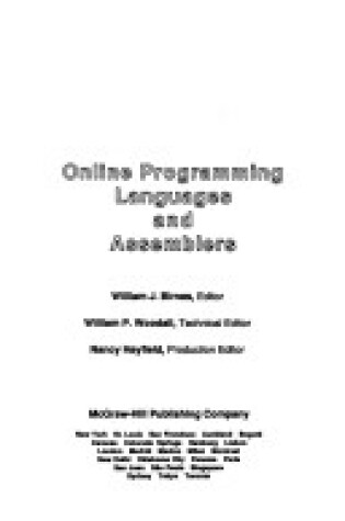 Cover of On-line Programming Reference Manual