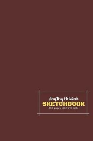 Cover of AmyTmy Notebook - Sketchbook - 100 pages - 8.5 x 11 inch - Matte Cover