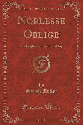 Book cover for Noblesse Oblige