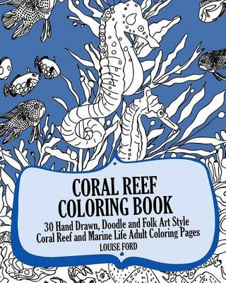 Book cover for Coral Reef Coloring Book