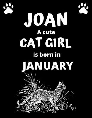 Book cover for JOAN a cute cat girl is born in January