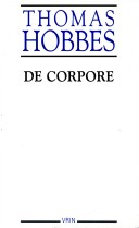 Cover of de Corpore