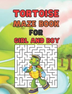 Book cover for Tortoise Maze Book For Girl And Boy