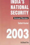 Book cover for India's National Security