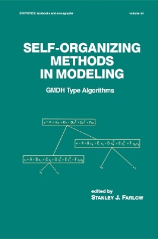 Cover of Self-Organizing Methods in Modeling