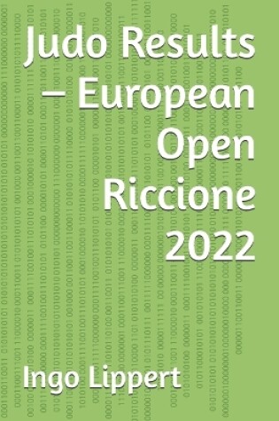 Cover of Judo Results - European Open Riccione 2022