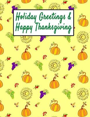 Book cover for Holiday Greetings & Happy Thanksgiving