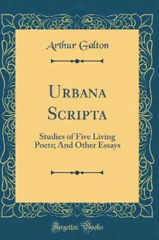 Cover of Urbana Scripta