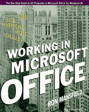 Book cover for Working in Microsoft Office