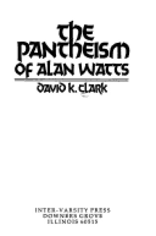 Cover of The Pantheism of Alan Watts