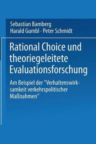 Cover of Rational Choice und theoriegeleitete Evaluationsforschung