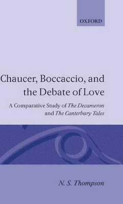 Book cover for Chaucer, Boccaccio, and the Debate of Love
