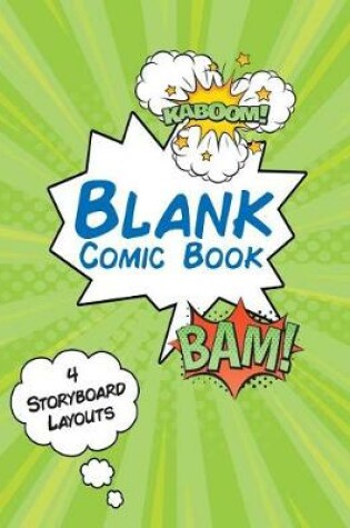 Cover of Blank Comic Book 4 Storyboard Layouts