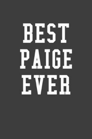 Cover of Best Paige Ever