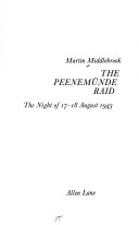 Book cover for The Peenemunde Raid