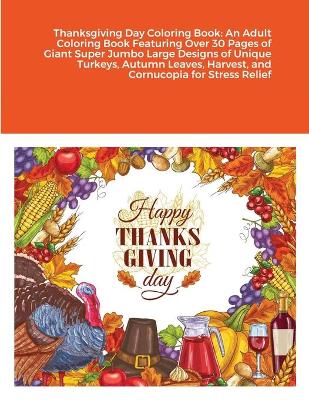 Book cover for Thanksgiving Day Coloring Book