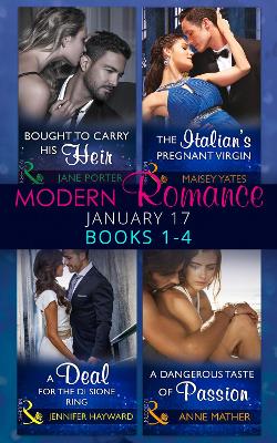 Book cover for Modern Romance January 2017 Books 1 - 4