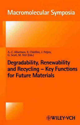 Cover of Degradability, Renewability and Recycling