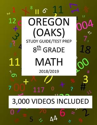 Book cover for 8th Grade OREGON OAKS, 2019 MATH, Test Prep