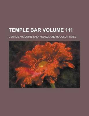 Book cover for Temple Bar Volume 111