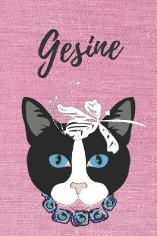 Cover of personalisiertes Notizbuch Katze / Journal / Malbuch / Tagebuch / Kritzelbuch / DIN A5 / Geschenk Gesine