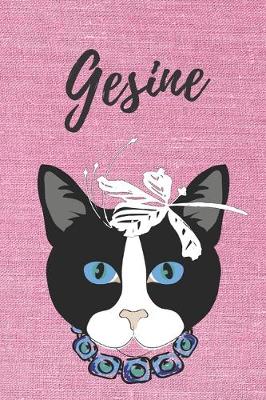 Book cover for personalisiertes Notizbuch Katze / Journal / Malbuch / Tagebuch / Kritzelbuch / DIN A5 / Geschenk Gesine