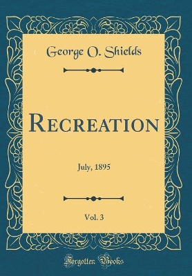 Book cover for Recreation, Vol. 3