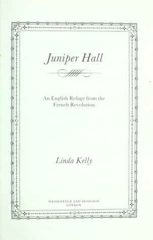 Book cover for Juniper Hall