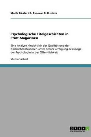 Cover of Psychologische Titelgeschichten in Print-Magazinen