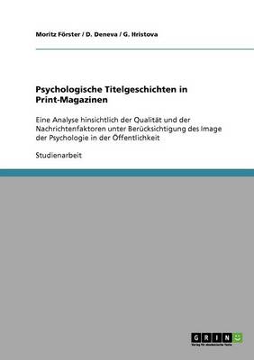 Book cover for Psychologische Titelgeschichten in Print-Magazinen