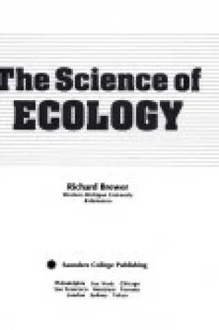 Cover of The Science of Ecology