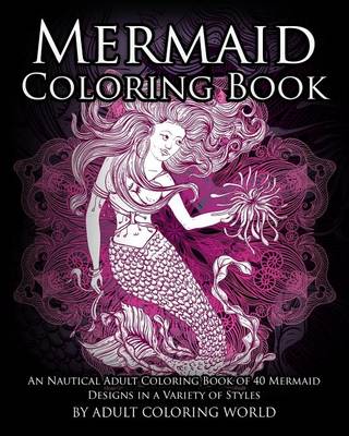 Book cover for Mermaid Coloring Book