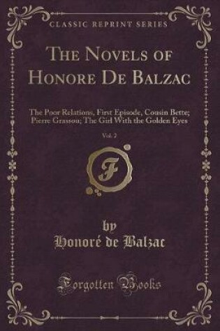 Cover of The Novels of Honoré de Balzac, Vol. 2